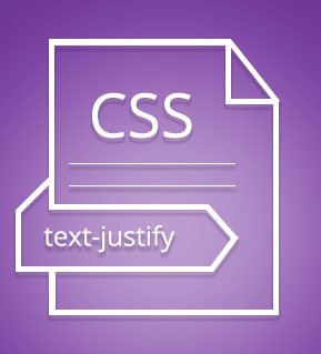 code to bottom justify text css