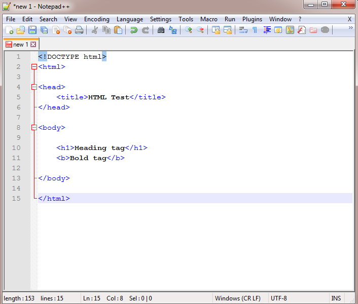 how to create a application in php using notepad
